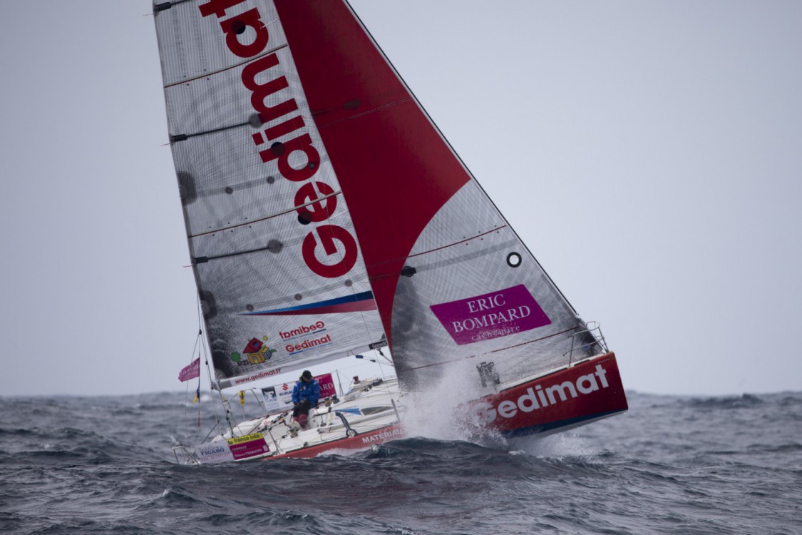 2015, ERIC BOMPARD, ETAPE 1, FIGARO, GEDIMAT, SOLITAIRE DU FIGARO 2015, THIERRY CHABAGNY, VOILE