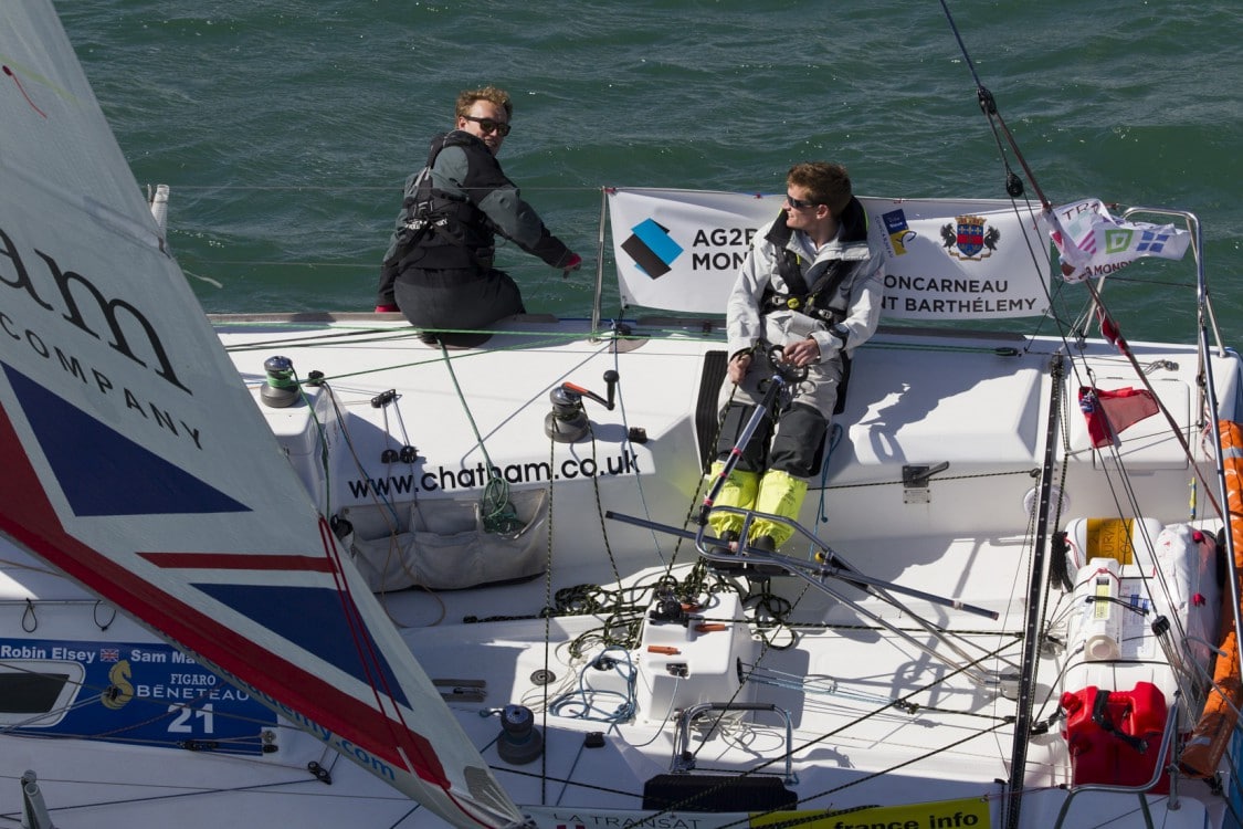 2016, ARTEMIS, CONCARNEAU, FIGARO, ROBIN ELSEY, SAM MATSON, TRANSAT AG2R LA MONDIALE, VOILE