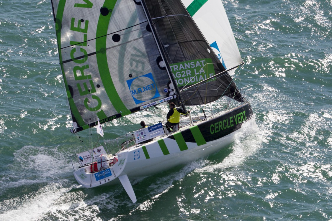 2016, ALEXIS LOISON, CERCLE VERT, CONCARNEAU, FIGARO, GILDAS MORVAN, TRANSAT AG2R LA MONDIALE, VOILE